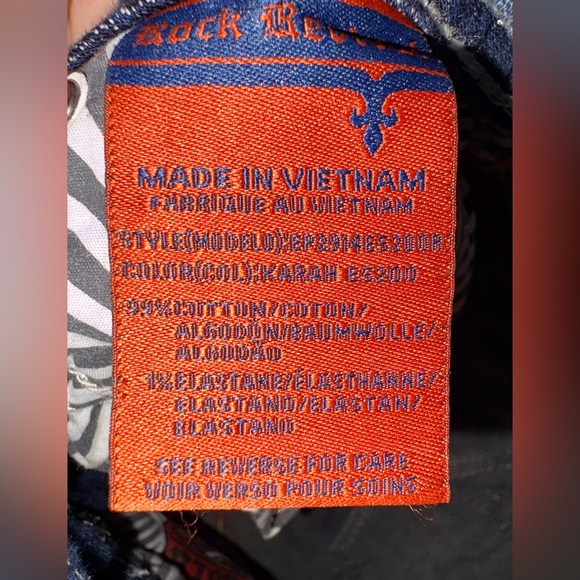 Rock Revival Karah Easy Skinny Jeans size 28 x 32 Bling Distressed - Picture 6 of 16